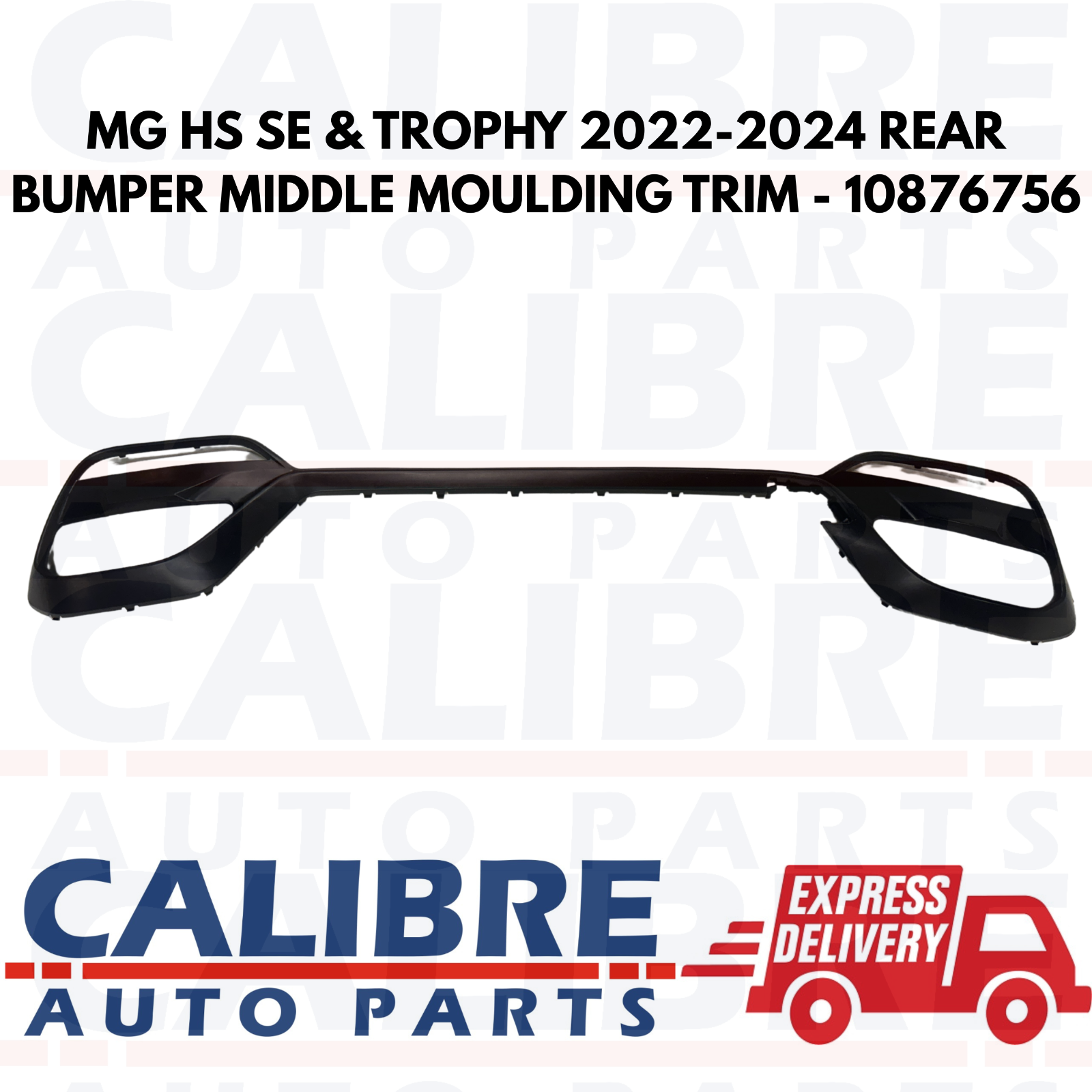 MG HS SE & TROPHY 2022-2024 Rear Bumper Middle Moulding Trim - 10876756