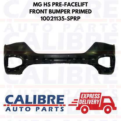MG HS Bumper Front 2019-2022 Primed Facia Skin