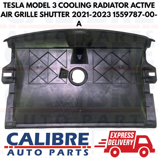 TESLA MODEL 3 COOLING RADIATOR ACTIVE AIR GRILLE SHUTTER 2021-2023 1559787-00-A