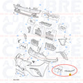MG 4 SE & TROPHY 2022-2025 Front Bumper Lower Trim Front Left Side Trim Set