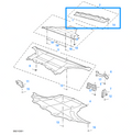 MG 4 EV SE 2022-2025 Rear Bottom Bumper Undertray Deflector Small - 11359537