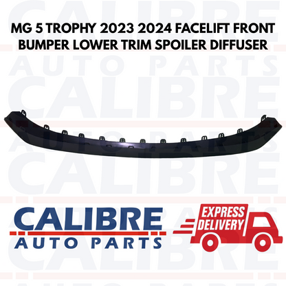 MG 5 TROPHY 2023 - 2024 FACELIFT Front Bumper Lower Spoiler Diffuser Trim