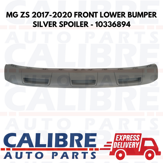 MG ZS 2017-2020 Front Bumper Lower Silver Spoiler Trim - 10336894