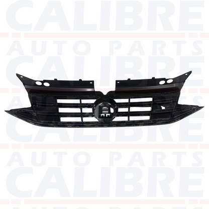 For VW VOLKSWAGEN TIGUAN R / R LINE 2019-2023 FRONT BUMPER TOP UPPER GRILL BLACK