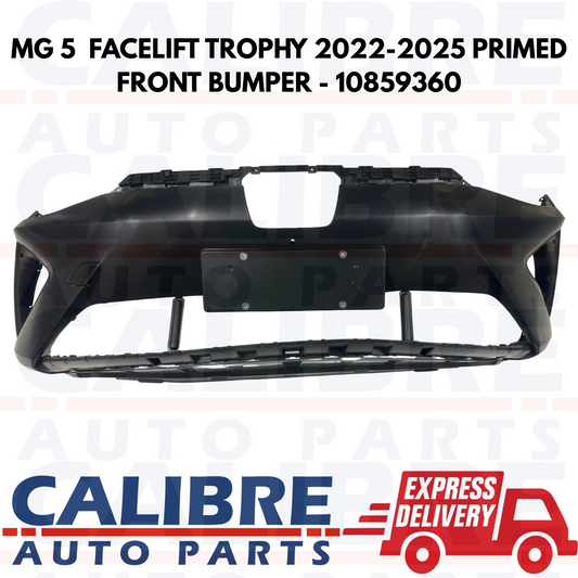 MG 5 TROPHY 2022-2025 Black Primed Front Bumper Fascia Skin - 10859360