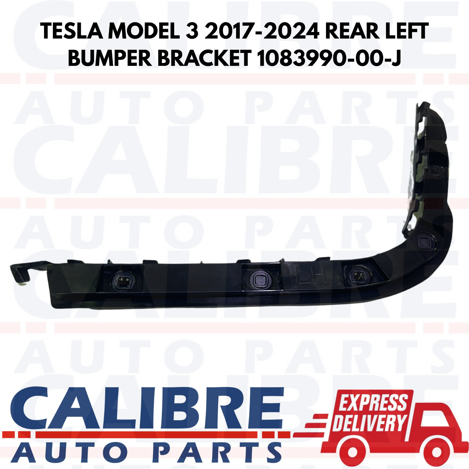 TESLA MODEL 3 2017-2024 REAR LEFT  BUMPER BRACKET 1083990-00-J