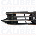 For VW VOLKSWAGEN TIGUAN R / R LINE 2019-2023 FRONT BUMPER TOP UPPER GRILL BLACK