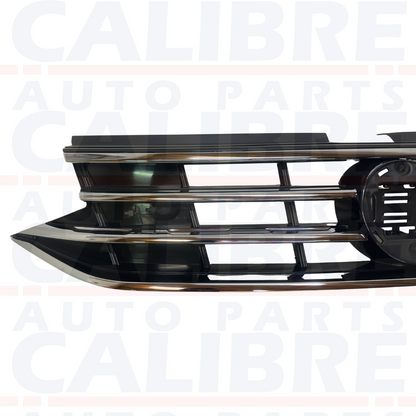 For VW VOLKSWAGEN TIGUAN R / R LINE 2019-2023 FRONT BUMPER TOP UPPER GRILL BLACK