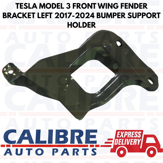 TESLA MODEL 3 FRONT WING FENDER BRACKET LEFT 2017-2024 BUMPER SUPPORT HOLDER