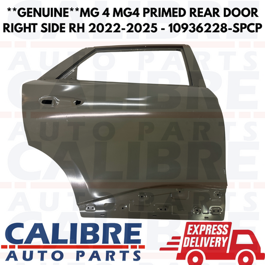 *GENUINE* MG 4 Primed Rear Right Driver Side Door Shell 2022-2025  10936228-SPCP