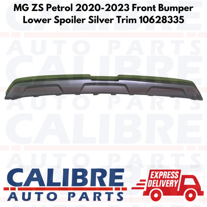 MG ZS Petrol 2020-2023 Front Bumper Lower Spoiler Silver Trim 10628335