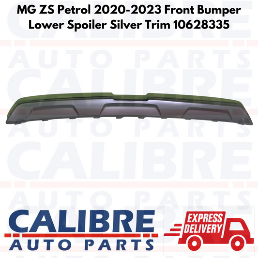 MG ZS Petrol 2020-2023 Front Bumper Lower Spoiler Silver Trim 10628335