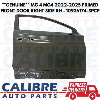 **GENUINE** MG 4 Front Right Driver Side Primed Door 2022-2025 - 10936174-SPCP