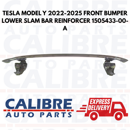 TESLA MODEL Y 2022-2025 FRONT BUMPER LOWER SLAM BAR REINFORCER 1505433-00-A