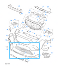 MG ZS 2020-2023 Petrol Facelift Front Bumper Lower Spoiler Trim 10628331