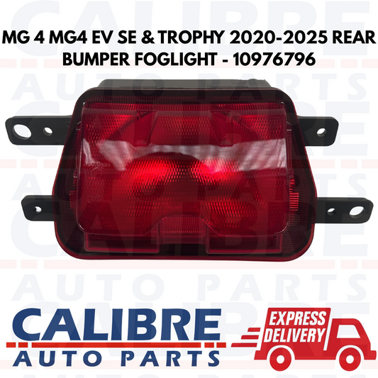 MG 4 EV SE & TROPHY 2020-2025 Rear Bumper Foglight Foglamp - 10976796