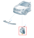 VW Taigo 2020-2026 Front Left Foglamp Foglight