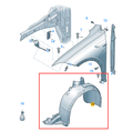 VW Taigo 2022-2026 Front Left Wheel Arch Liner Splash Guard