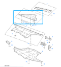 MG4 2022-2026 Rear Middle Under Tray Bottom Big Deflector