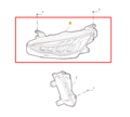 MG HS 2023-2024 Front Right Headlight Headlamp