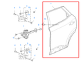 MG HS 2018-2024 Rear Right Door Shell
